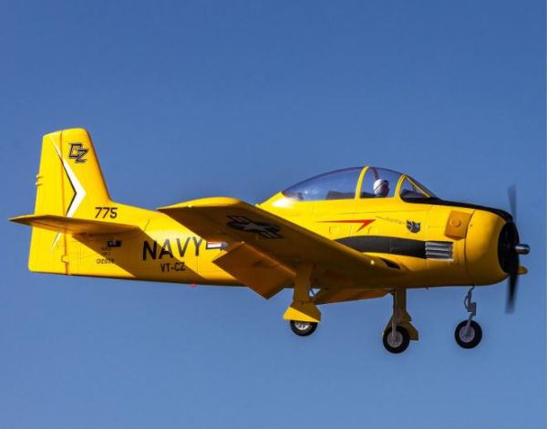 EFL013550 T-28 TROJAN 2,0m Carbon-Z Gelb BNF